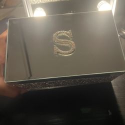 Mirror Jewelry Box Letter  “S”