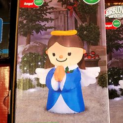 New!! Inflatable Christmas Lawn Ornament  - Angel