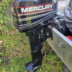 15HP Mercury 2 stroke long shaft for sale/trade
