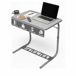Table-Mate TV Tray Table | Portable Desk Folding Dinner Tray, Couch Table Trays for Eating Snack Food, Portable Laptop Desk, Bed Trays for Eating | Ad