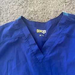 Unisex Scrub Top 