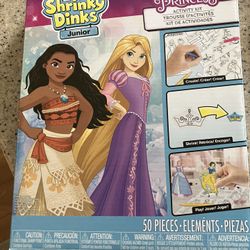 Disney Princess Shrinky Dunks Junior New