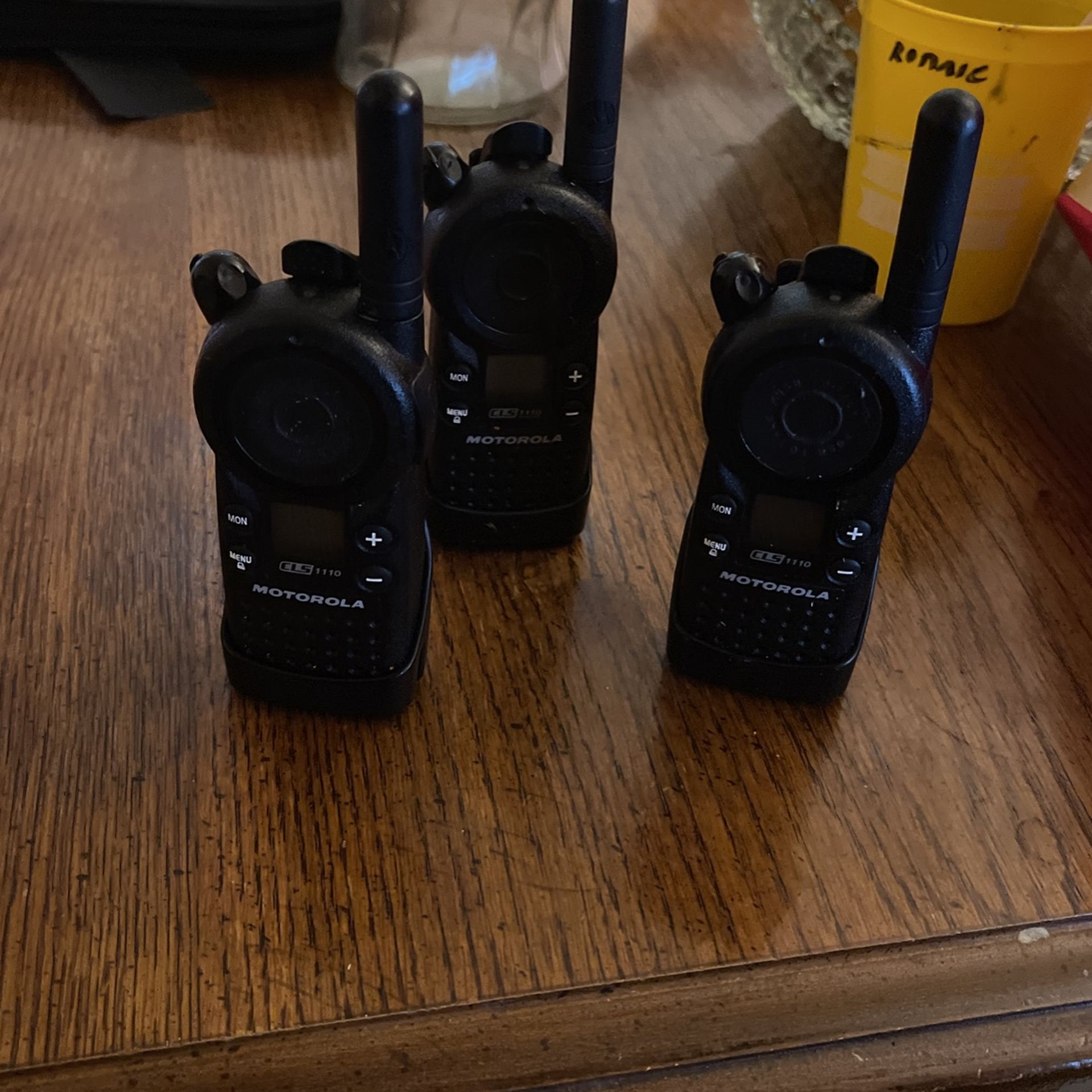 Motorola CLS 110 Two Way Radio 3 Pack
