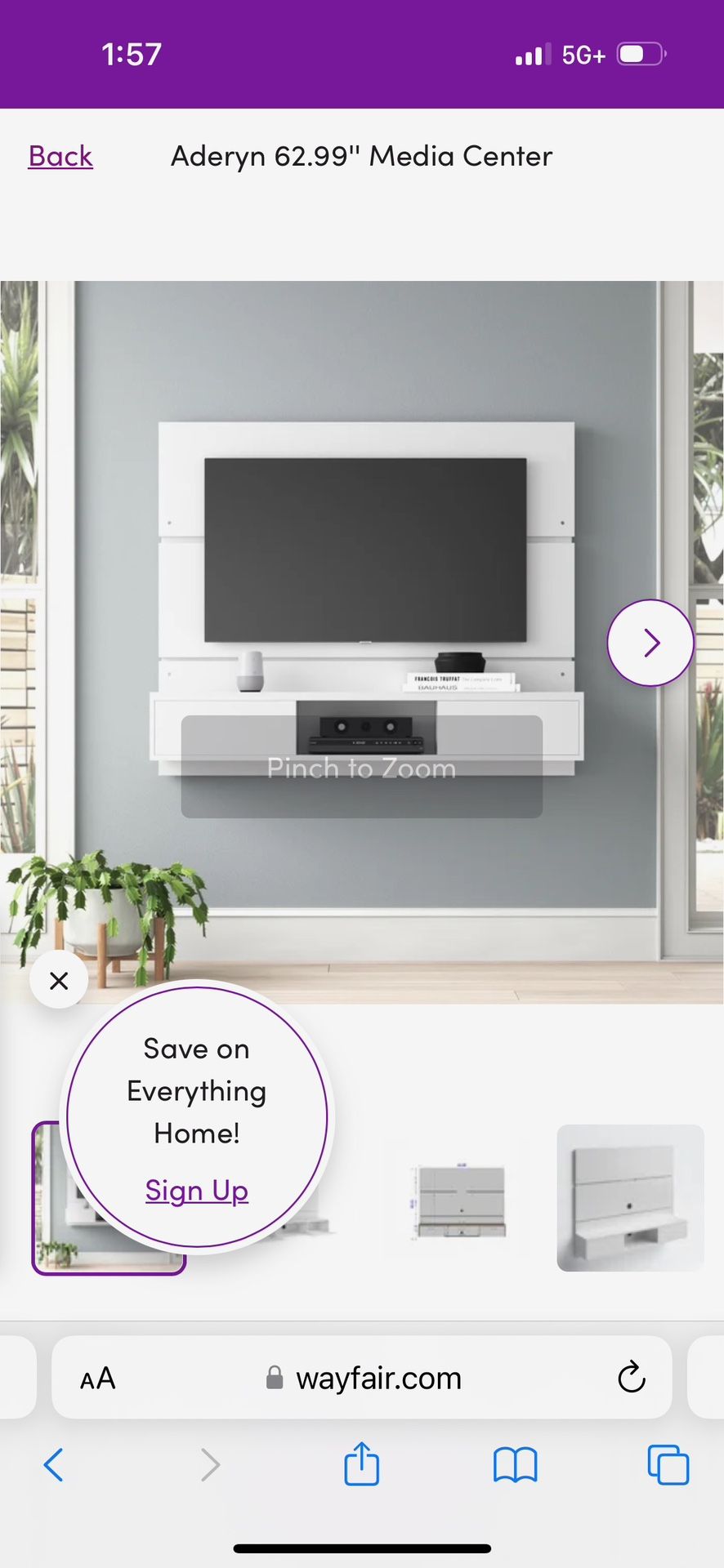 Tv Modern Wall Mount
