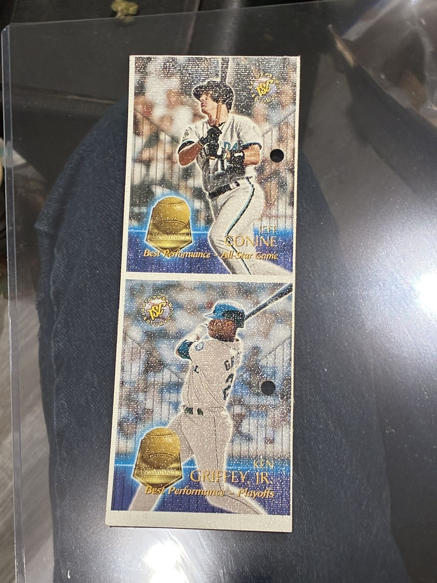 Ken Griffey Jr. Topps Stadium Club Awards Proof Panel – Rare 1990s Blank Back