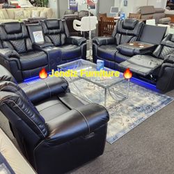 Power Reclining Livingroom Furniture Couches Sofa Sets 