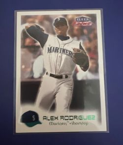 2000 Fleer Focus #75 Alex Rodriguez Masterpiece Mania #/300
