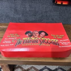 Vintage 1990's The Three Stooges Heads Plush Dolls by Great American Fun Corp.