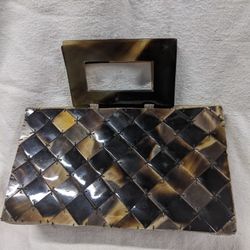 Tortoise Shell Purse, Or Bakelite