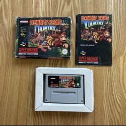 Donkey Kong Country Snes CIB