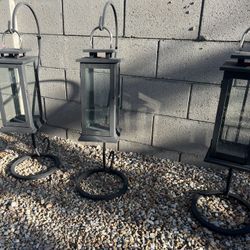 Lanterns And Plant Stands
