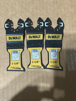 Dewalt multitool blades