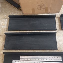 Pottery Barn Black Shelves