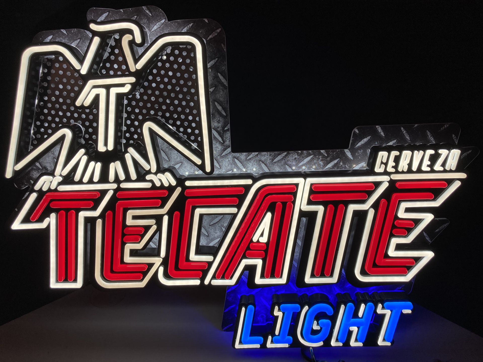 New Tecate Light led beer bar sign light