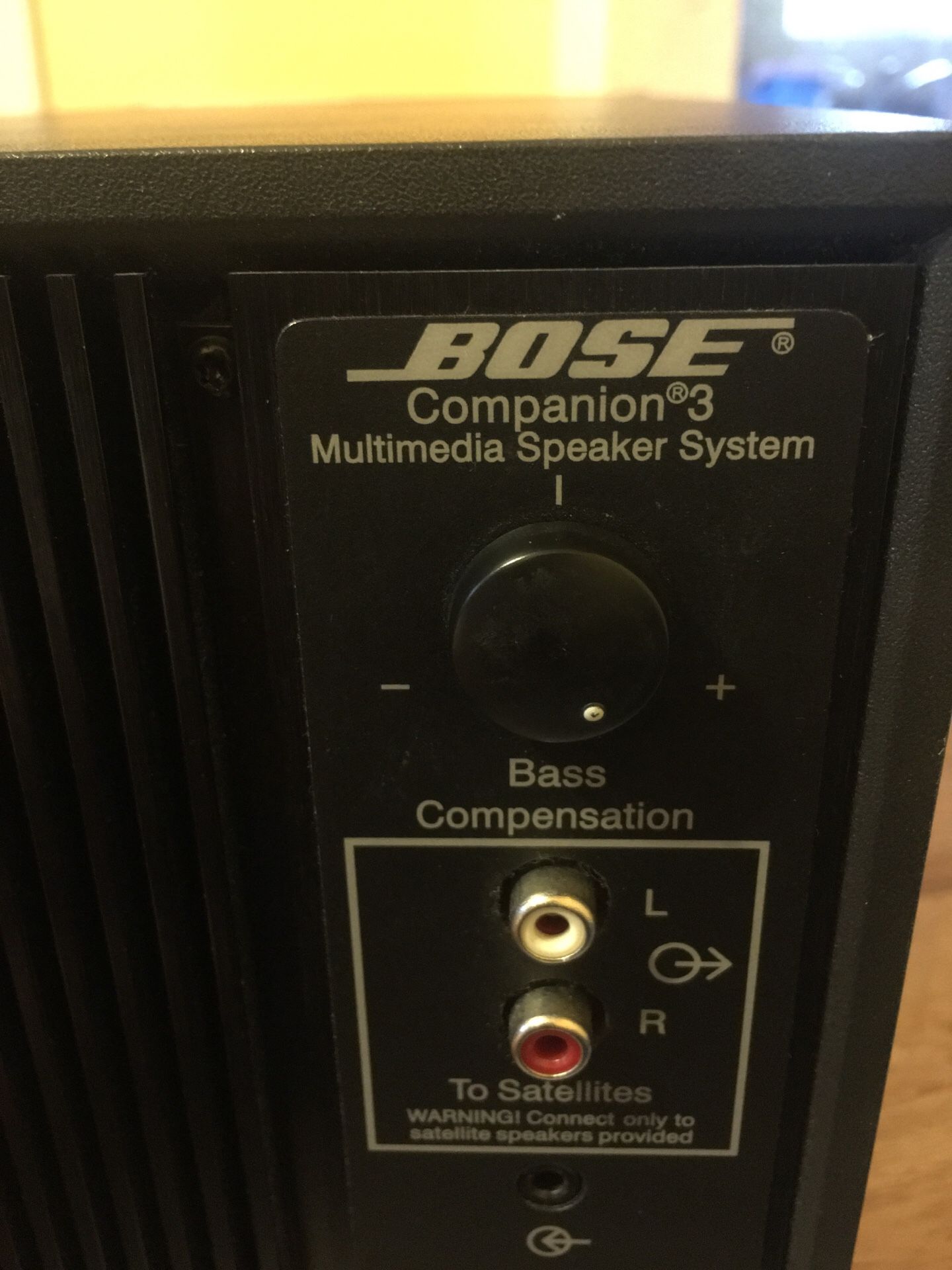 Bose multimedia speakers