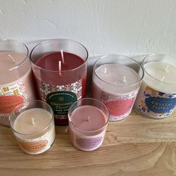 6 soy wax candles for $20