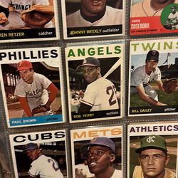 1964/1985 Topps baseball cards Lot Stars   Koosman,Rose,Cepeda, Rigney,Team cards,Alston,Schoendist,Mcgraw,Hodges,Santo,Murcer,Kaline,Niekro,Singelton