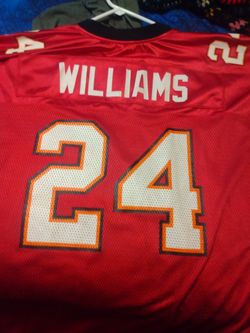 Cadillac Williams Buccaneers Authentic Reebok Jersey Great Condition 