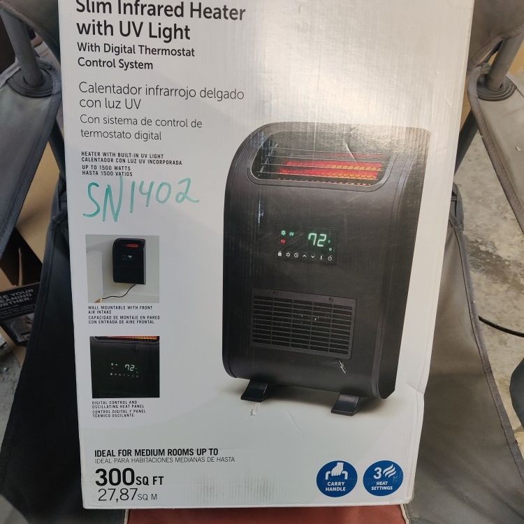 Utilitech Slim Infrared Heater for Sale in Alexander Mills, NC - OfferUp