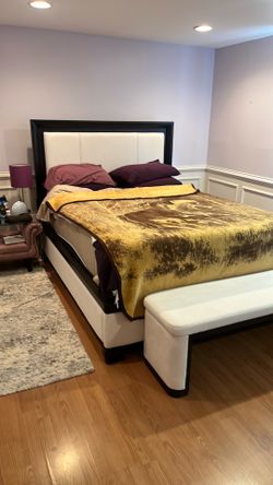 Queen Bed Frame & Bench