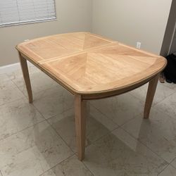 All Wood Table Ready For Stain MAKE REASONABLE OFFER 