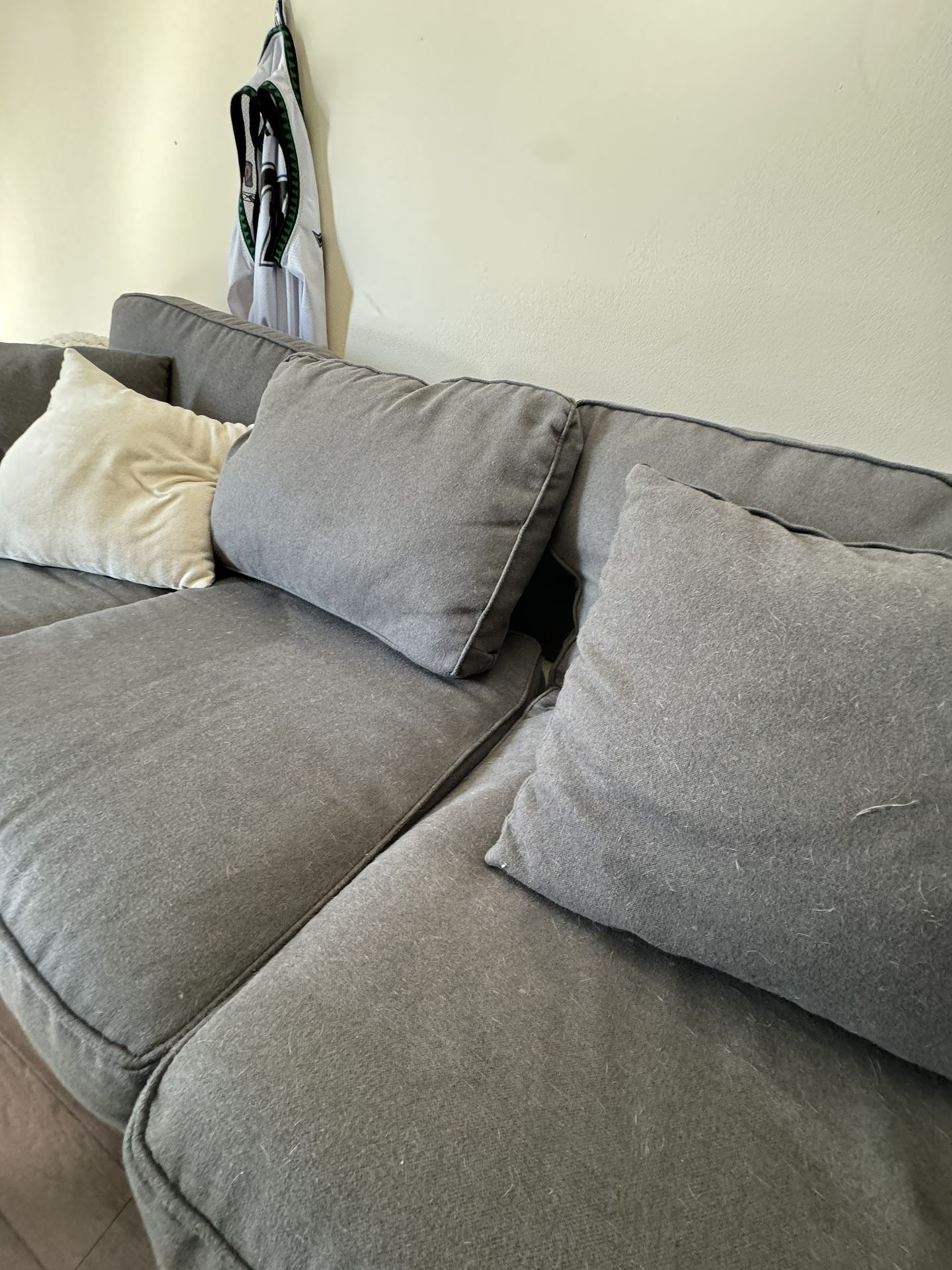 Dark Grey Couch 