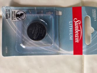Sunbeam CR2032 3V Lithium Battery