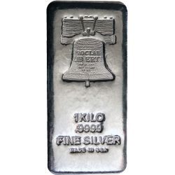 1 Kilo Proclaim Liberty Silver Bar