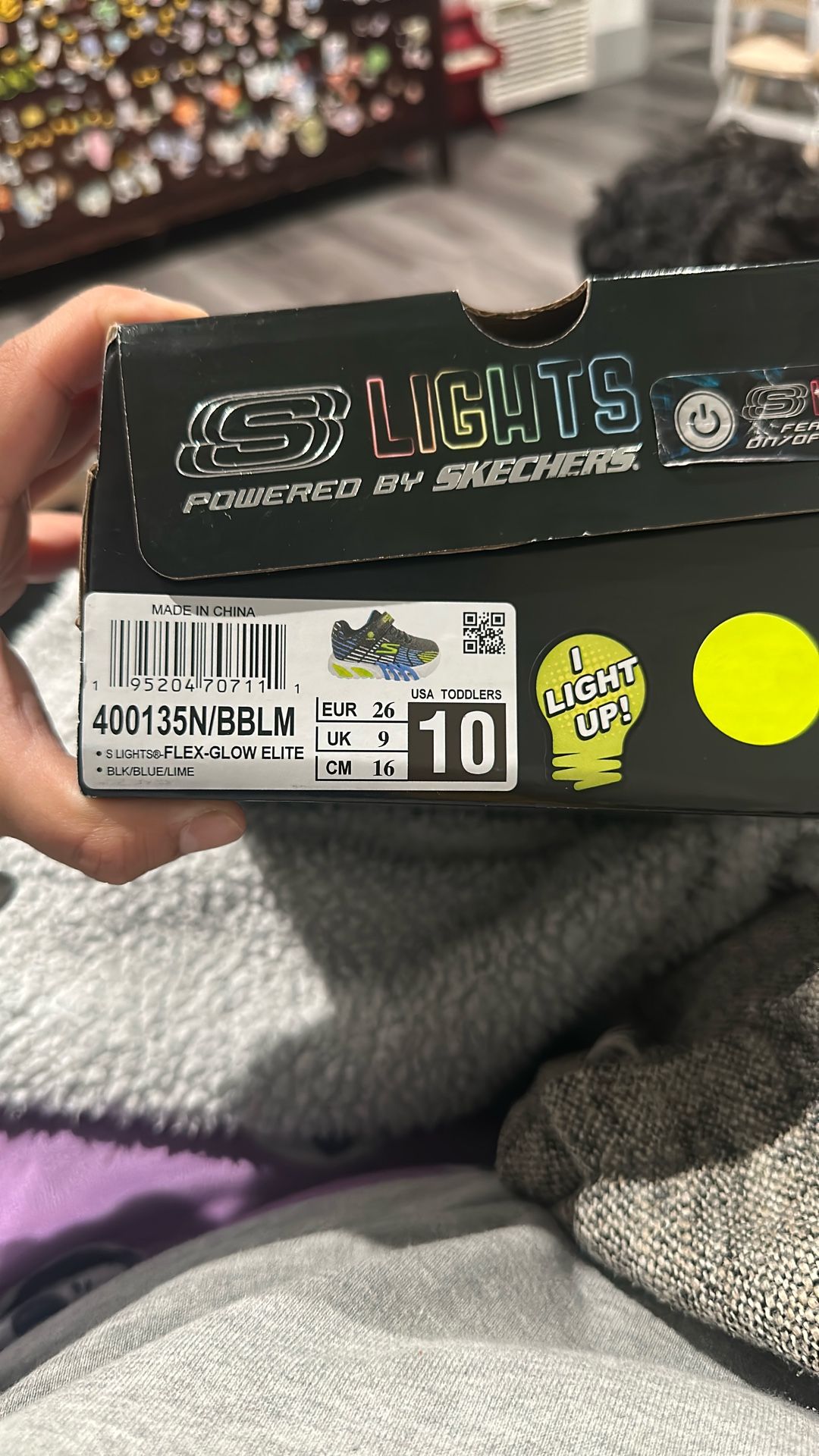 Sketchers Light Up Shoes 10c
