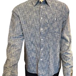 Men’s Native Youth Button Down Casual Shirt Size Large