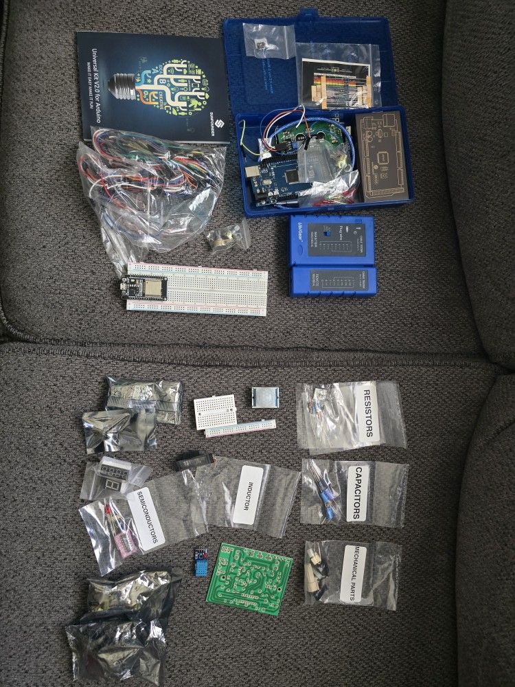 Arduino And Electronic Components At Random