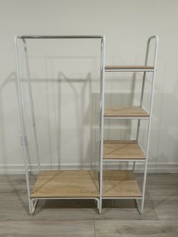 Clothing Rack with Shelves