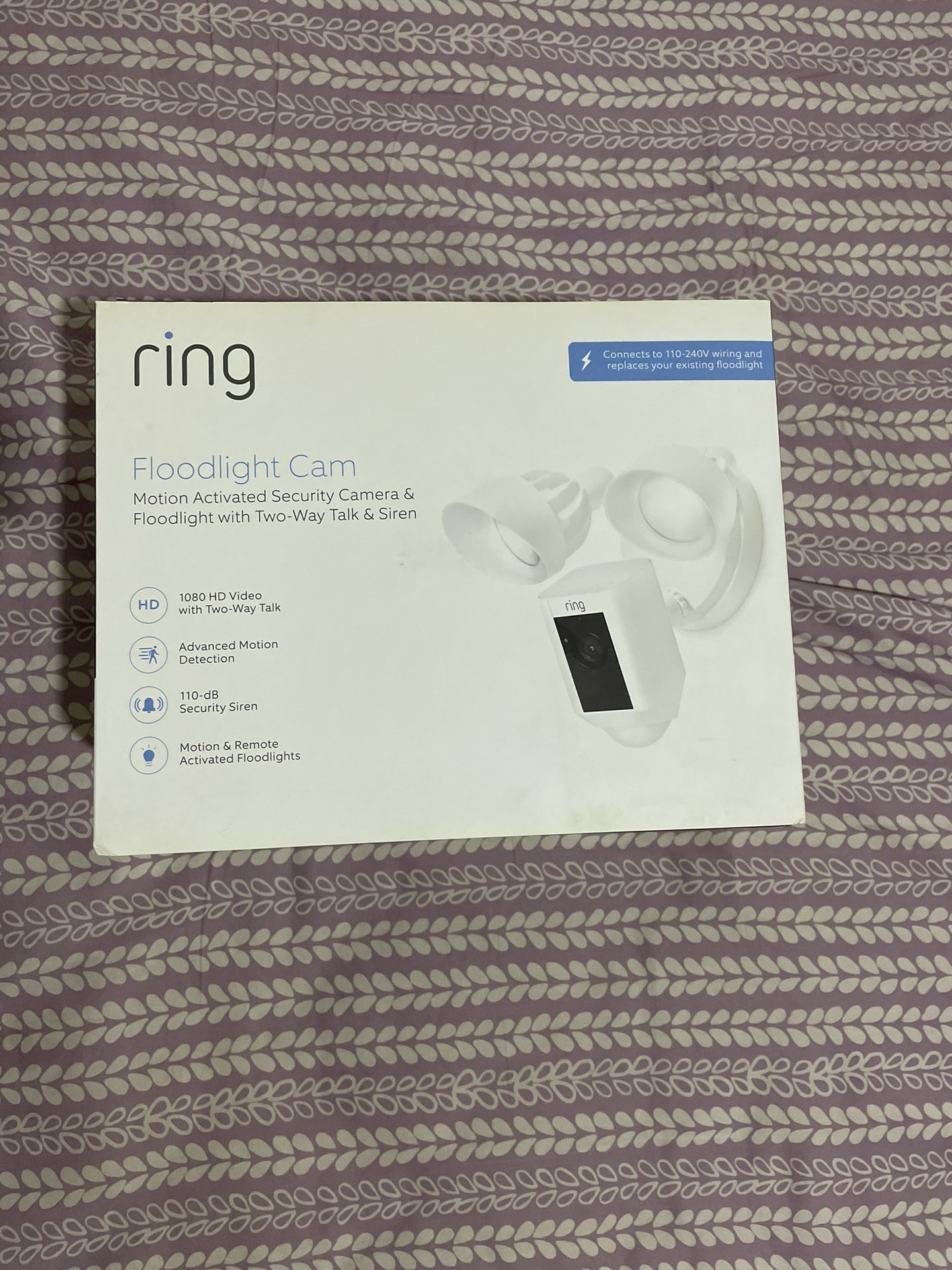Ring Flood Light Camera Hard Wired