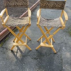 Tall Director’s Chairs