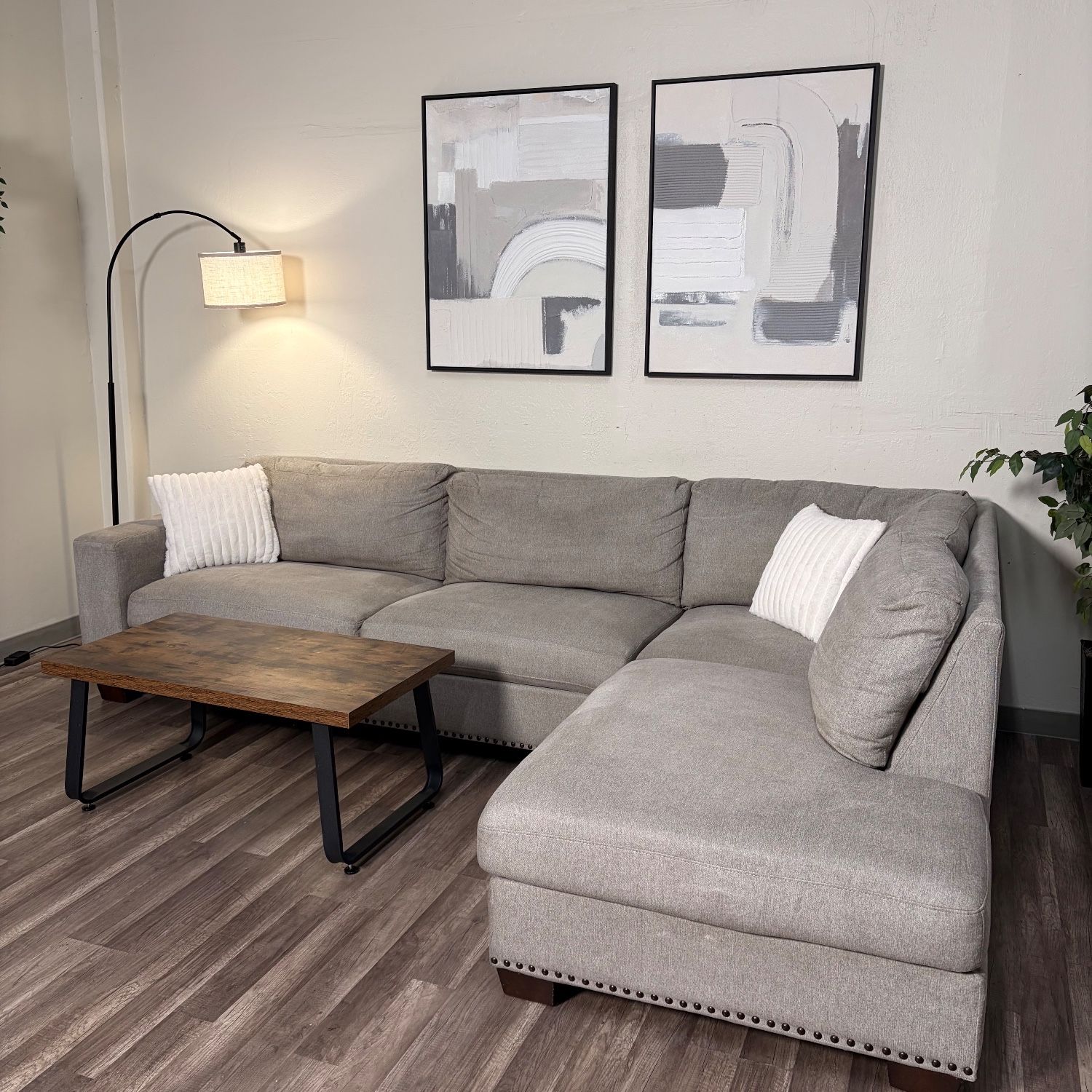 Costco Gray Sectional Couch DELIVERY WITHIN A WEEK