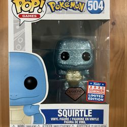 Funko Pop Pokémon – Diamond Squirtle #504 (Convention)