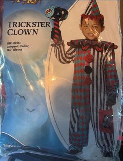 Halloween costume clown