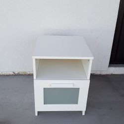 One Ikea Side Table Night Stand   16 W X 16 L X 21 H Inches 
