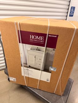 White 30 inHome Decorators Collection Bathroom Vanity