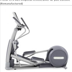 Elliptical, Precor Full Commercial Model 885 With P80 Touch Screen 