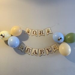 Winnie the Pooh baby shower decorations