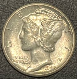 1942d Mercury dime uncirculated