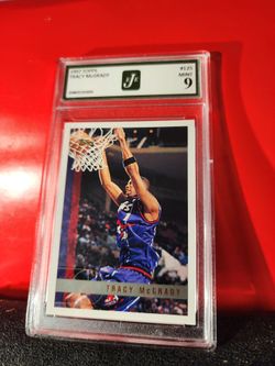 TRACY MCGRADY HOF 1997-98 Topps Basketball ROOKIE Card #125 EJE 9 MT