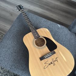 Signed Sam hunt fender Guitar 