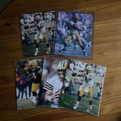 Green Bay Packers 5 Brett Favre 8x10 Photos