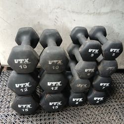 Rubber Coated Dumbbells