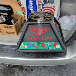 Miller High Life Sign.