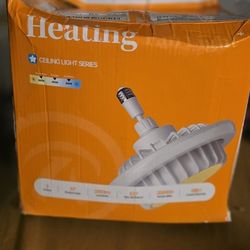 3 In 1 Fan Heater With Light