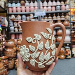 Clay Flower Vase 💐Talavera & Clay Pottery Store  12031 Firestone Blvd Norwalk Ca 90650 Open Everyday 9AM-7PM  Instagram; Casaxartesanal 