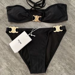 Celine Designer Black Bikini
